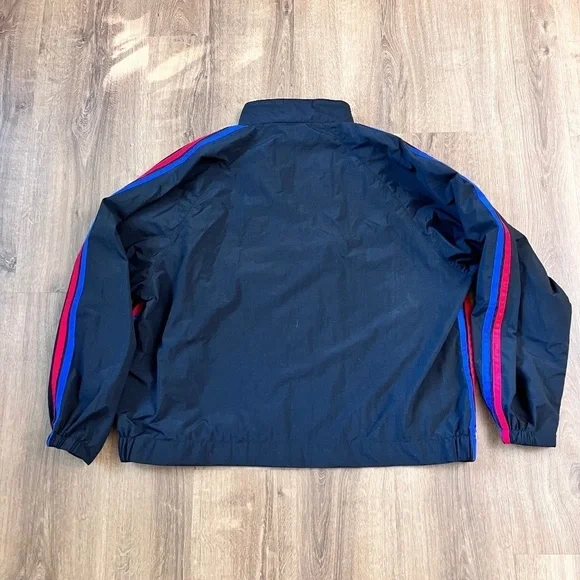 Vintage Retro Striped Winner Jacket Sz XL - Picture 13 of 13